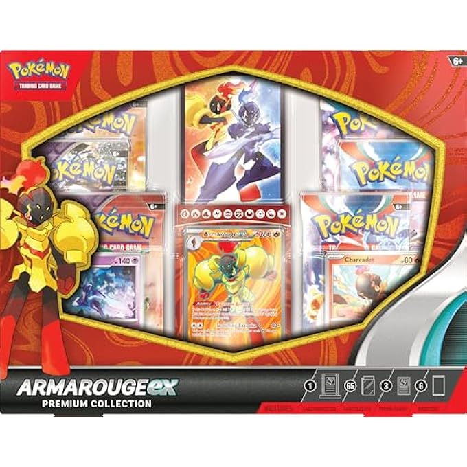 rayihni POKEMON ARMAROUGE EX PREMIUM COLLECTION TRADING CARD GAME - Image 2